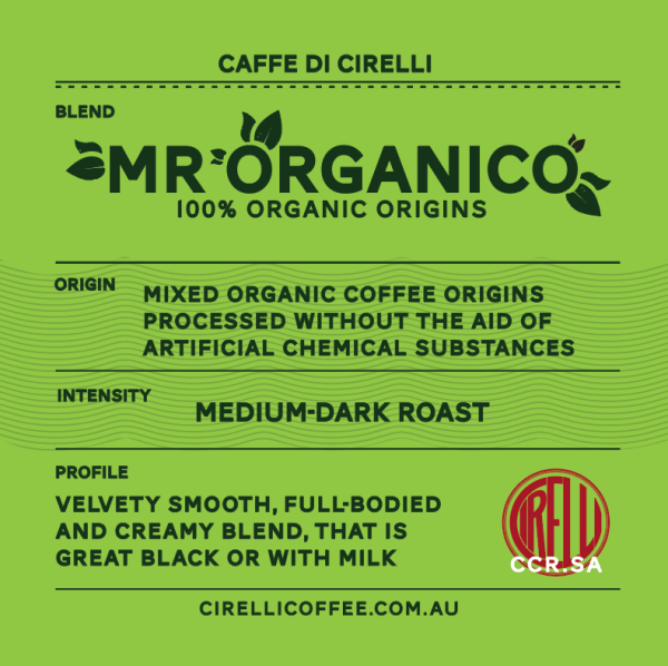 Mr Organico organic coffee